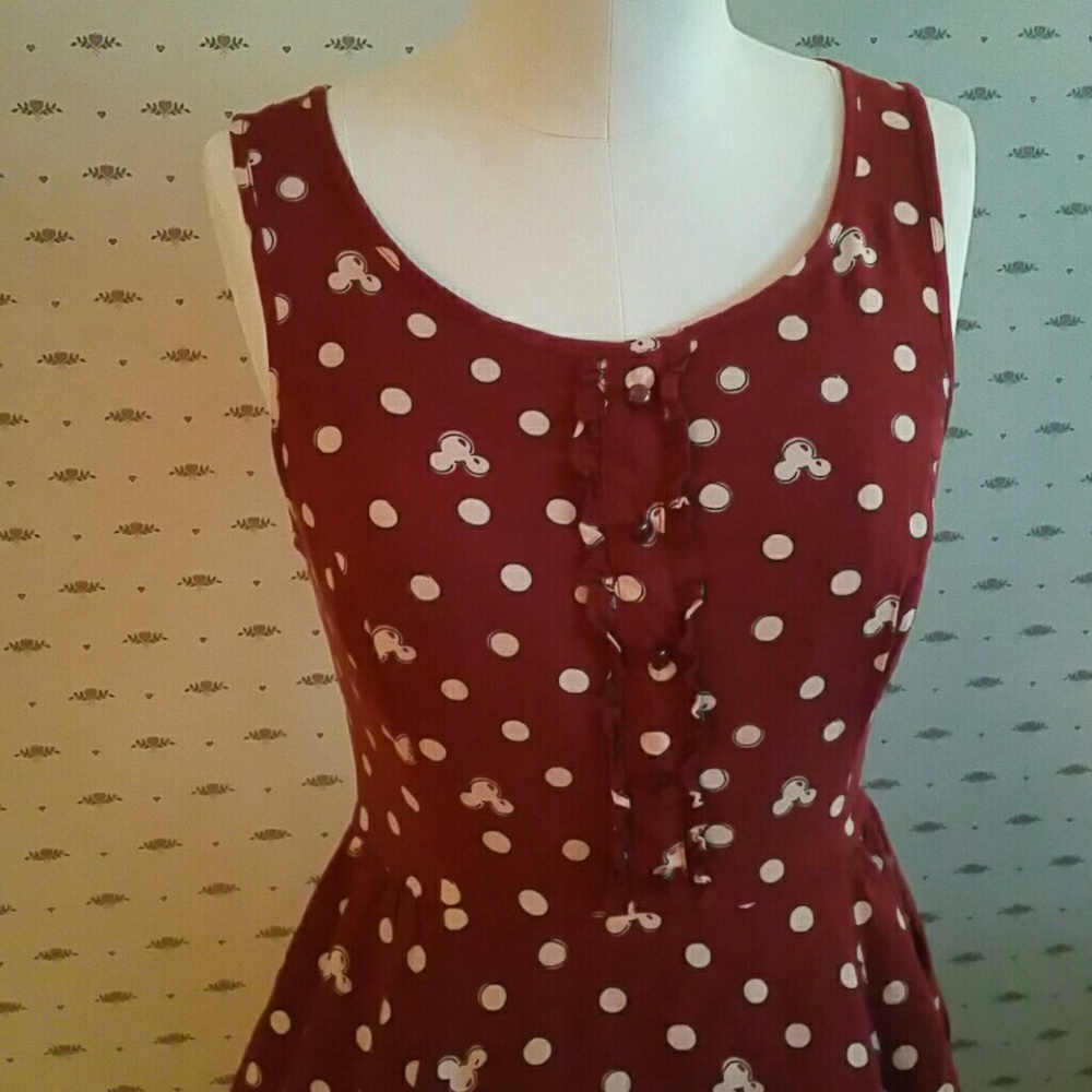 Disney LC Lauren Conrad Polka Dot Dress